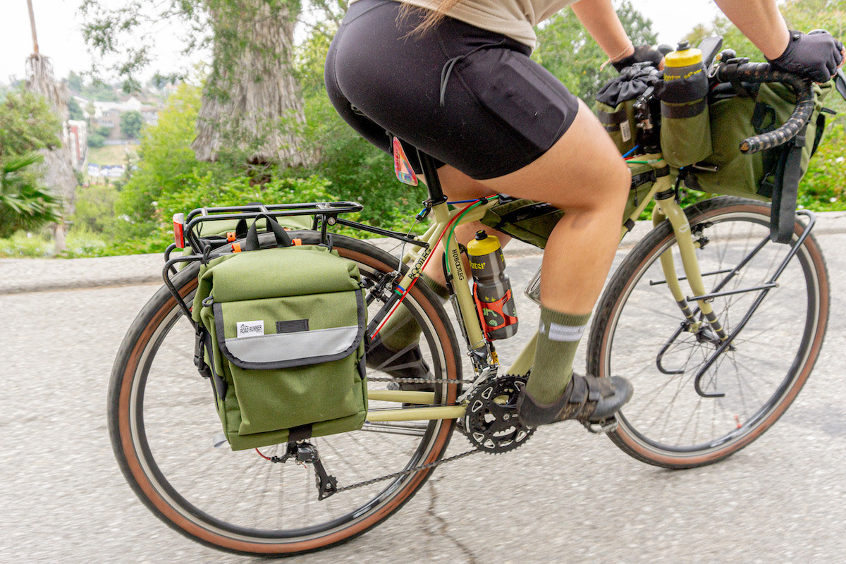 Roll fashion pannier bags