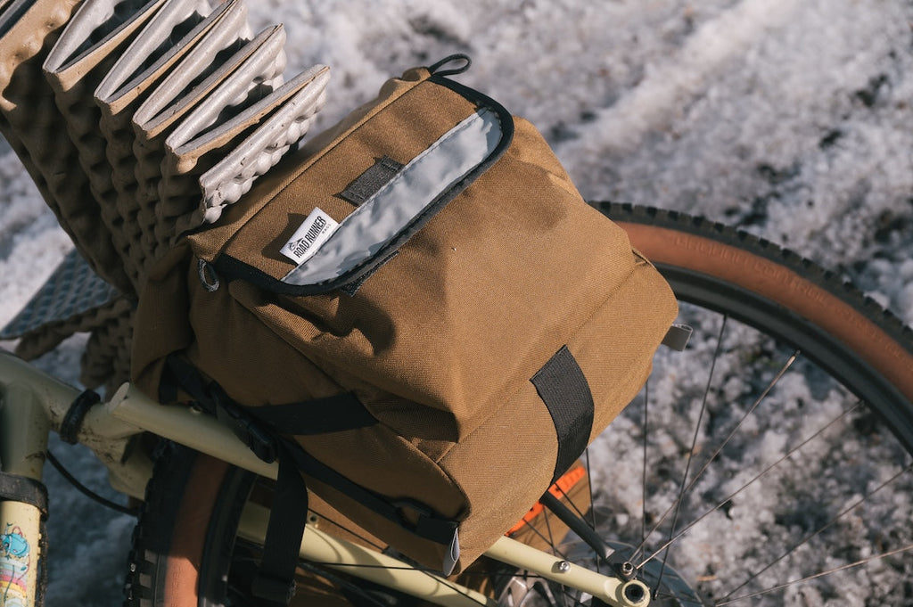 Anywhere Panniers in Coyote Cordura