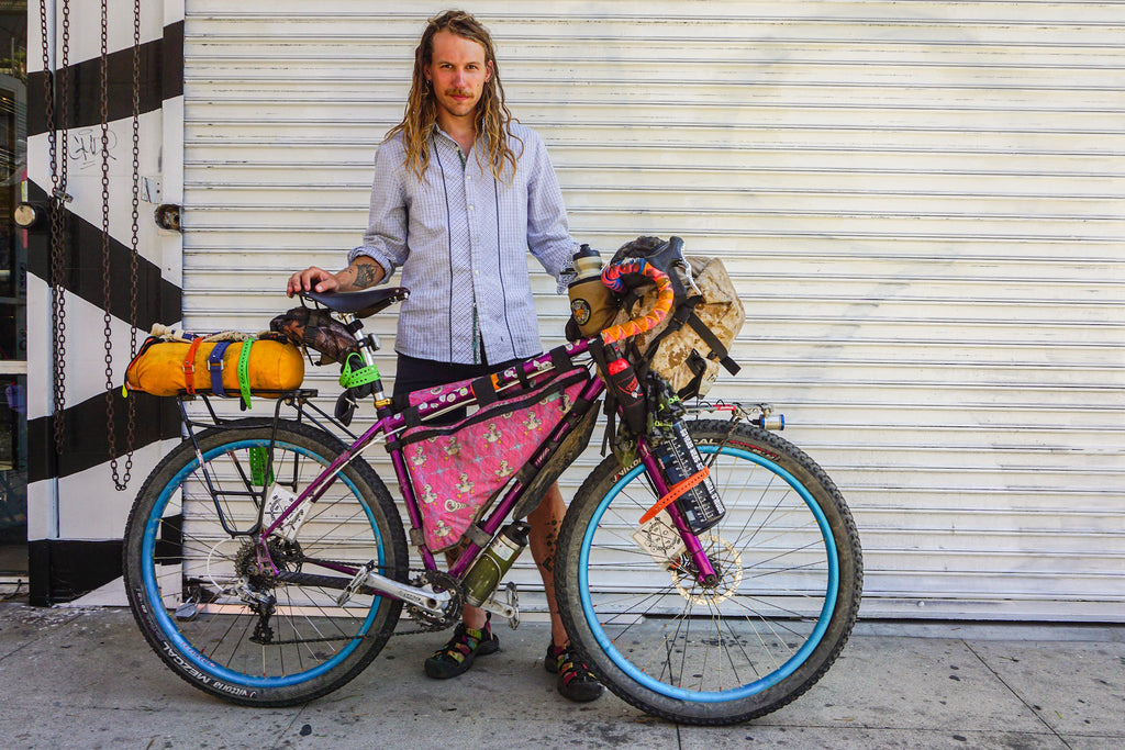 Bike Packing with a Jumbo Jammer by Road Runner Bags