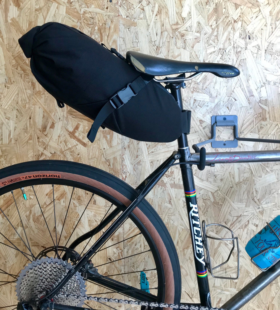 The Road Runner Bags XL Fred Saddle Bag for commuting, camping, bike packing, bike touring and all other types of gravel grinding, mountain biking and even road riding for you roadies