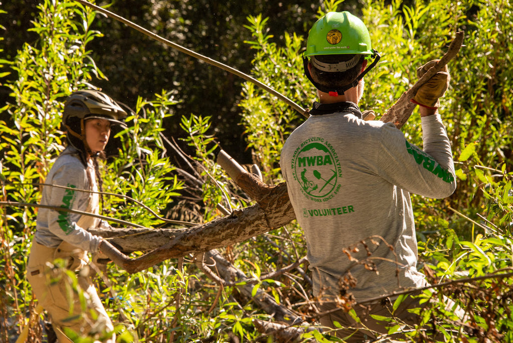 Trailwork with Mount Wilson Bicycling Association (MWBA)