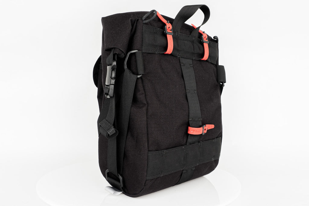 Anywhere Panniers Back Hardware with Voile Nano Straps