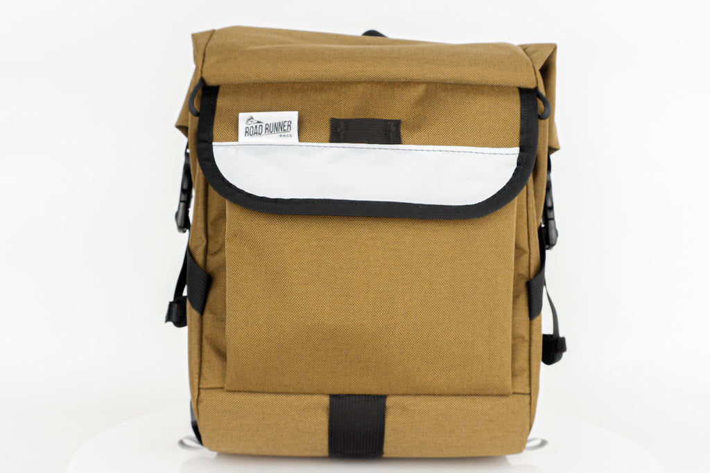 Anywhere Panniers in Coyote Cordura
