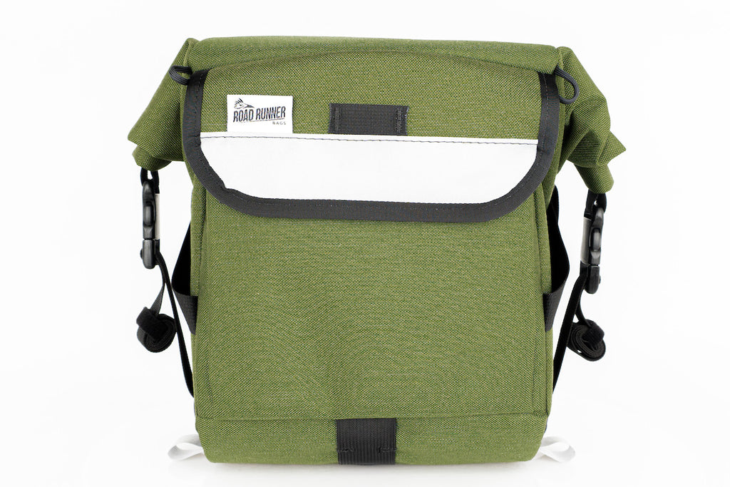 Anywhere Panniers in Olive Cordura