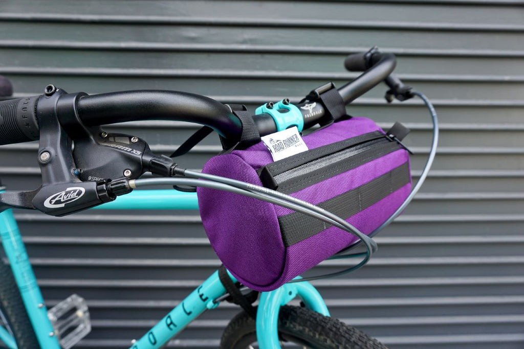Burrito Supreme Bike Bag in Purple Cordura