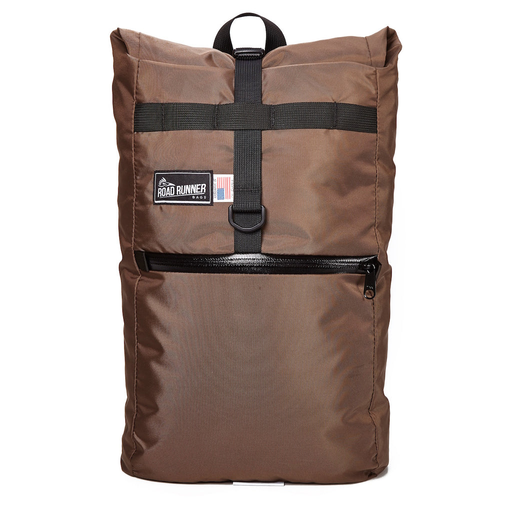 Evil Mini Weatherproof and Packable Backpack in Brown Nylon