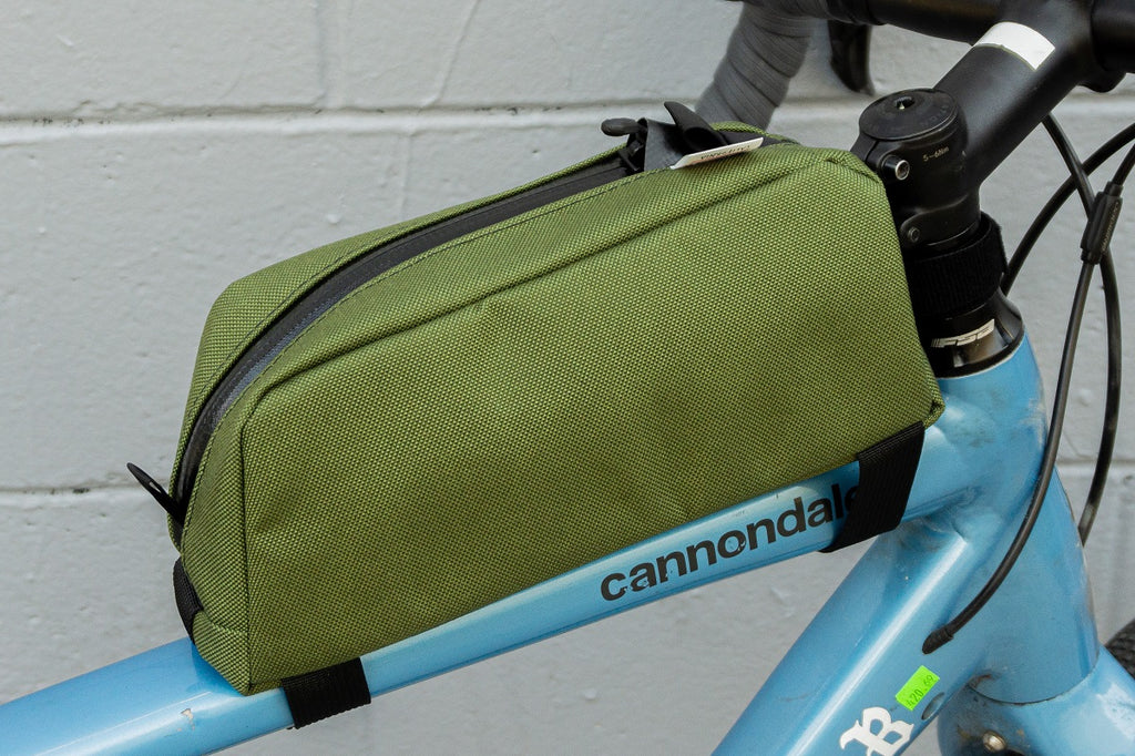 Bluff Top Tube Gas Tank Bag in Olive