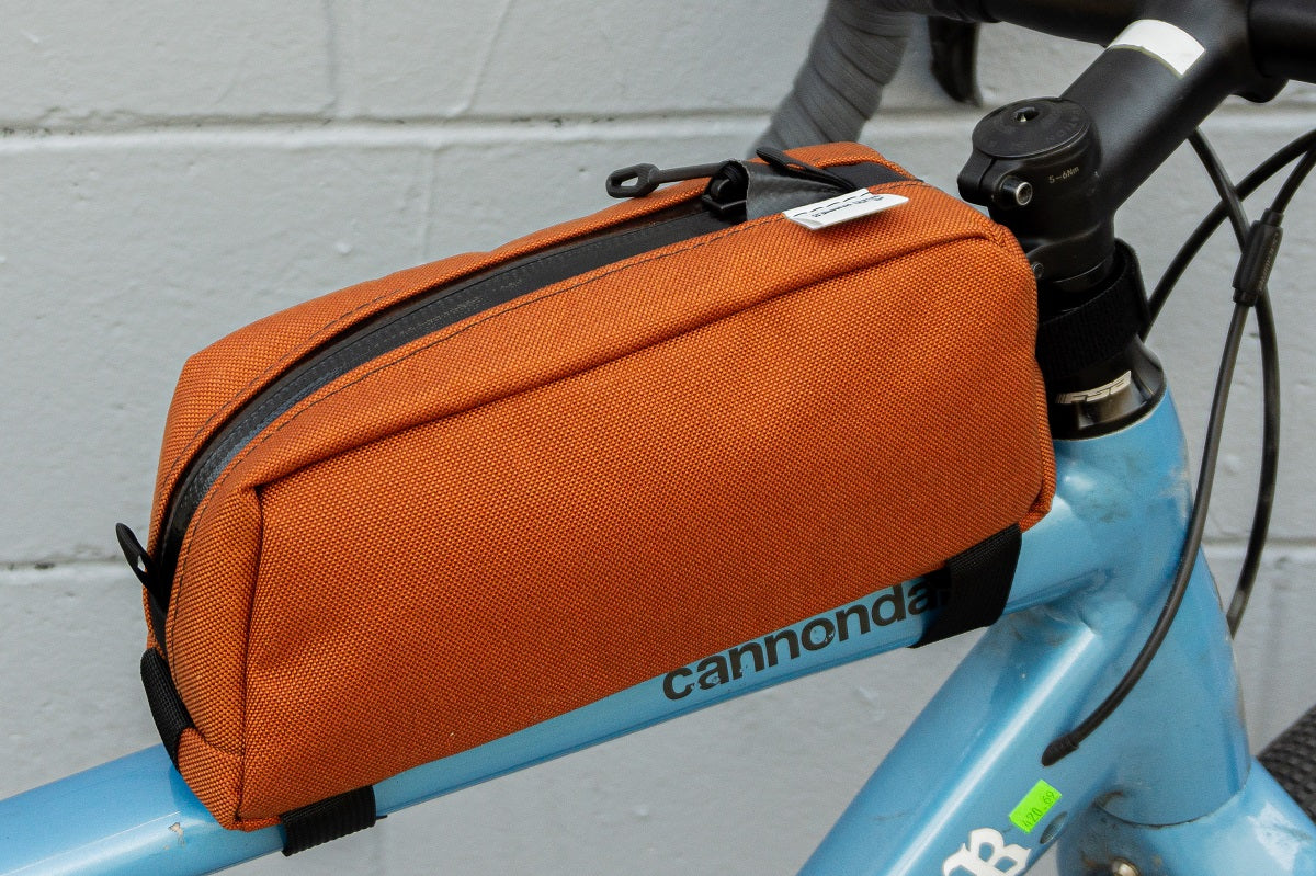 top tube bags for gravel bikes Road Runner Bike Bags - Bluff Top Tube Bag: 1.5L