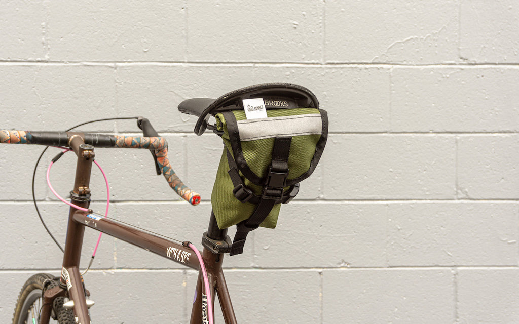 Drafter Saddle Bag for Tubes and Tools: .75L Black Cordura